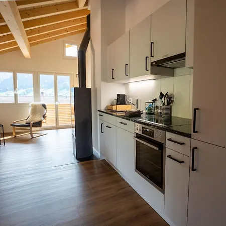 Apartamento Chuenislodge2- Zwei Balkone, Gemuetlicher Kamin, Aussicht