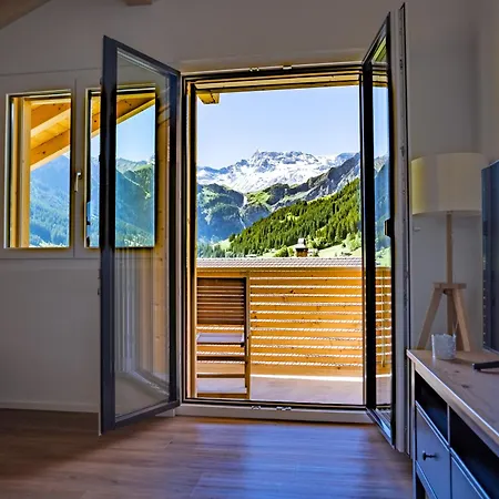 Chuenislodge2- Zwei Balkone, Gemuetlicher Kamin, Aussicht * Adelboden