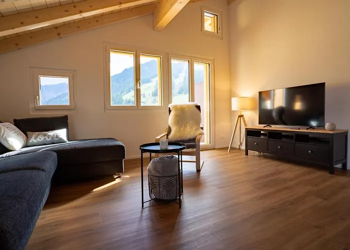 Chuenislodge2- Zwei Balkone, Gemuetlicher Kamin, Aussicht Lejlighed *