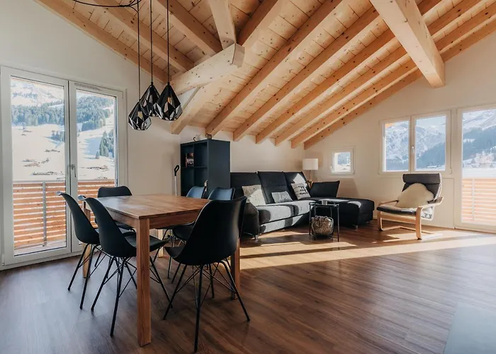 Chuenislodge2- Zwei Balkone, Gemuetlicher Kamin, Aussicht Lejlighed Adelboden