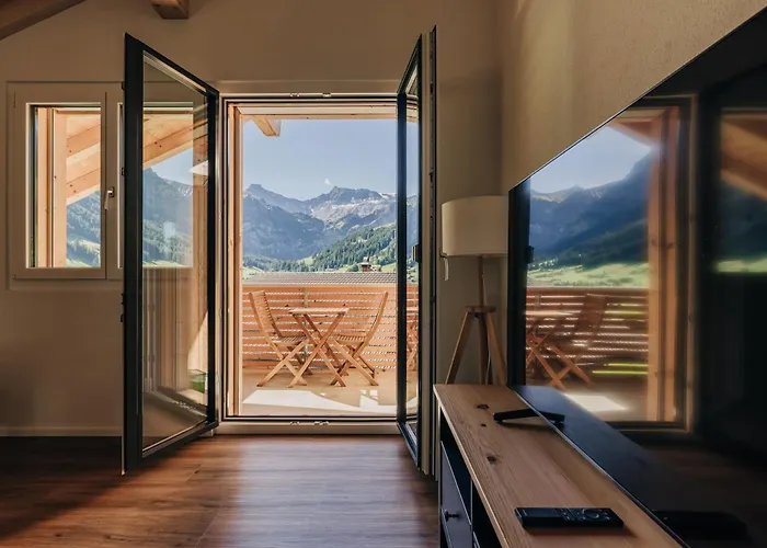 Chuenislodge2- Zwei Balkone, Gemuetlicher Kamin, Aussicht Lejlighed *